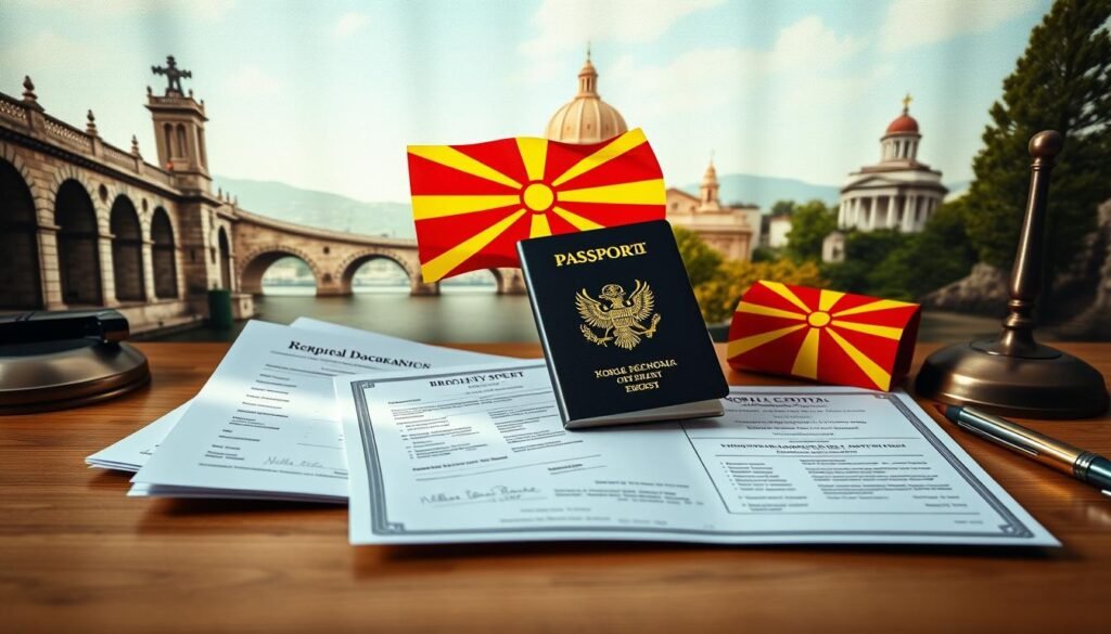 North Macedonia citizenship application requirements